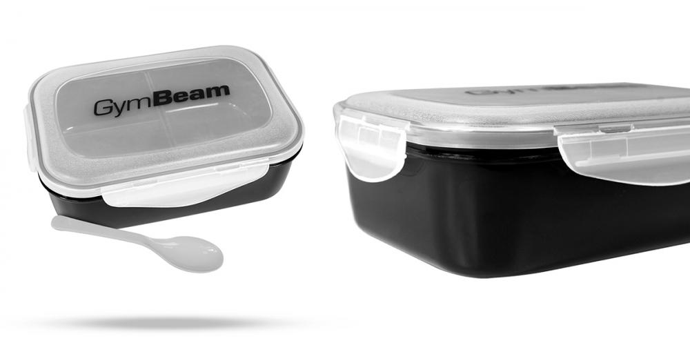 Fit Prep Food Container Black - GymBeam