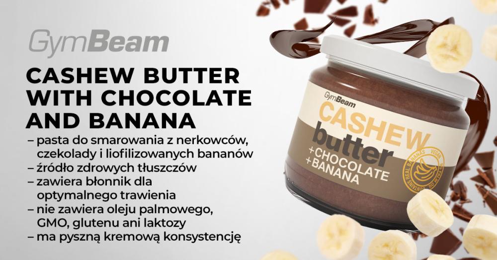 Cashew Butter with Chocolate and Banana - GymBeam