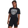 Damski Crop Top Collegiate Crest SS Grey - Under Armour