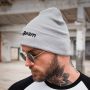 Czapka zimowa Beanie Grey - GymBeam