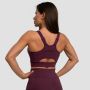 Stanik sportowy Cut-Out Eggplant - GymBeam