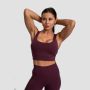 Stanik sportowy Cut-Out Eggplant - GymBeam