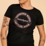 Damski T-Shirt Serenity Black - BeastPink