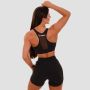 Biustonosz sportowy Mesh Panel Black - GymBeam