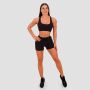 Biustonosz sportowy Mesh Panel Black - GymBeam