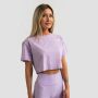 Damska koszulka Cropped Limitless Lavender - GymBeam