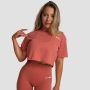 Damska koszulka Cropped Limitless Cinnamon- GymBeam