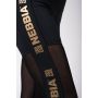 Legginsy Damskie Intense Gold Mesh Czarne - NEBBIA