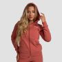 Damska bluza z kapturem Zip Up Limitless Cinnamon - GymBeam