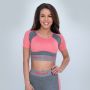 Sportowy top Ultrafit Heather Pink - GymBeam