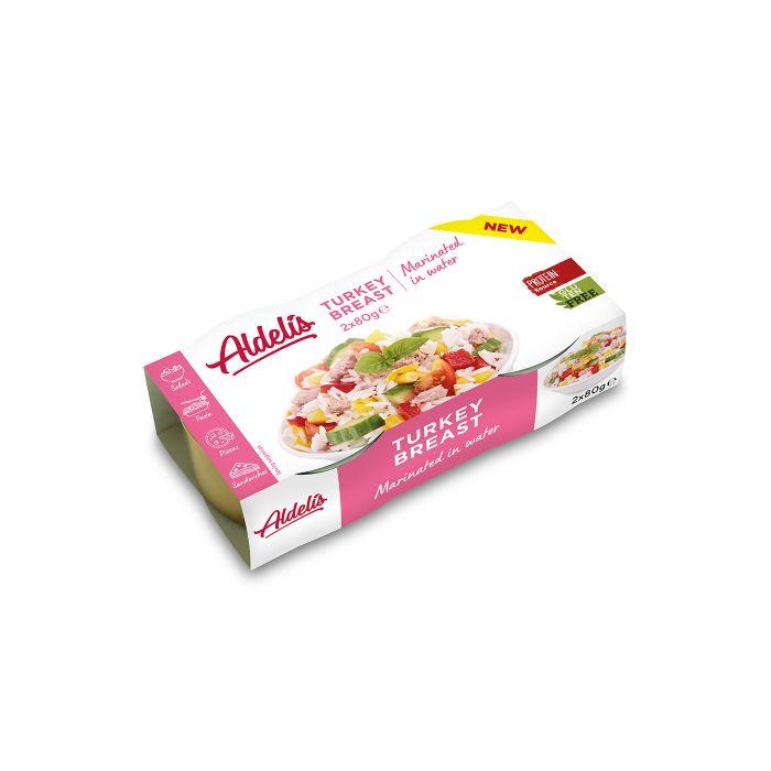 Pierś z indyka w zalewie 2x80 g - Aldelis