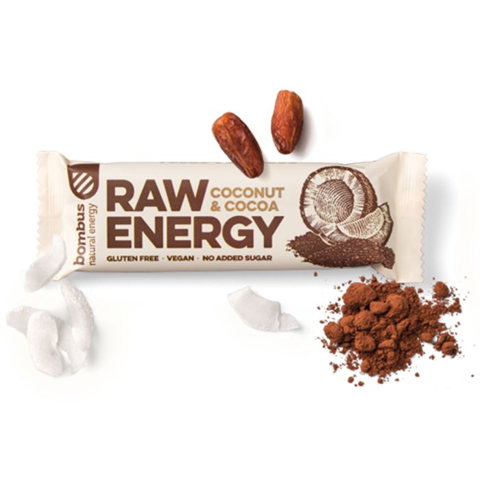 Baton Raw Energy 50 g - Bombus