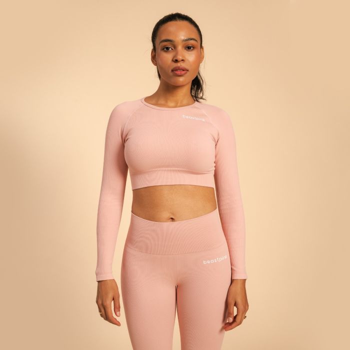 Damski Crop Top Hyper Pink - BeastPink