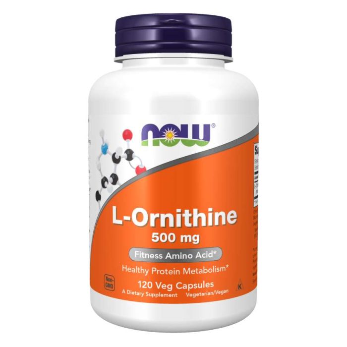 L-Ornityna 500 mg - NOW Foods