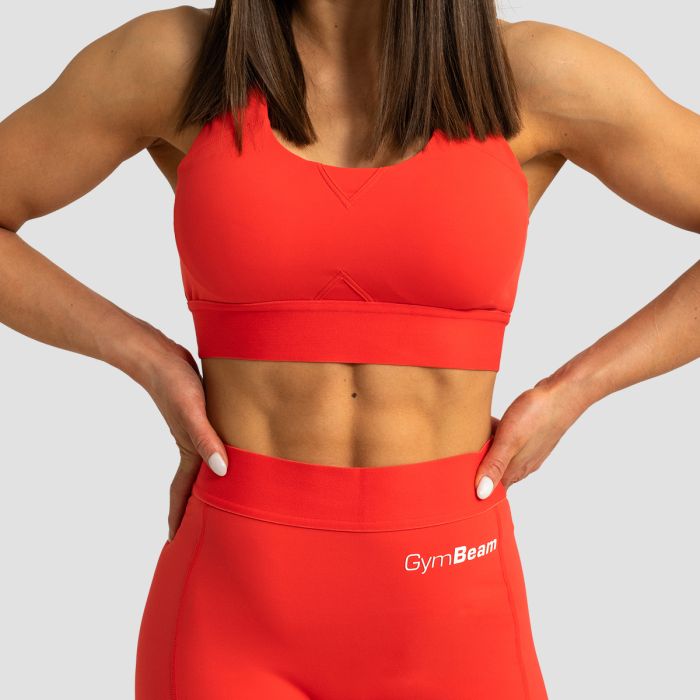 Stanik sportowy Limitless Hot Red - GymBeam