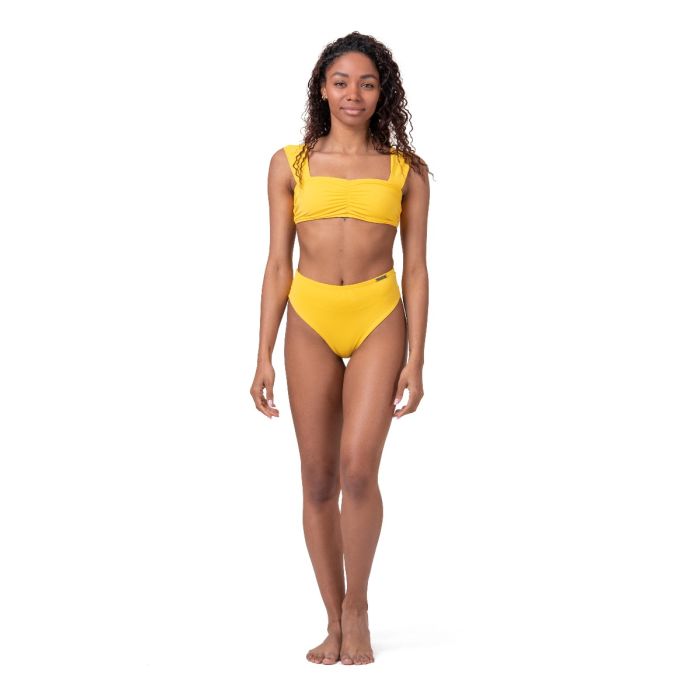 Miami Retro Bikini górna część Yellow - NEBBIA