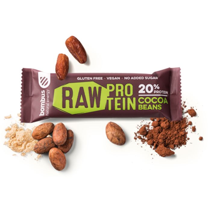 Baton Raw Protein 50 g - BOMBUS