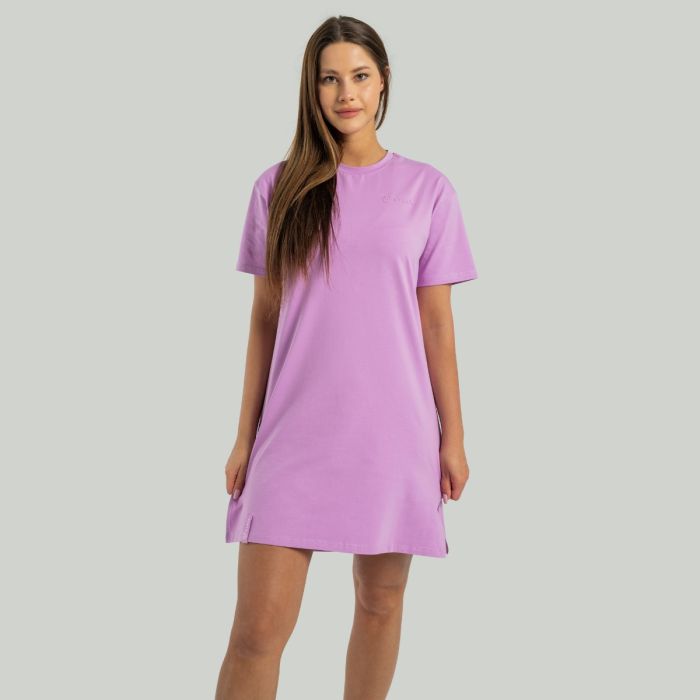 Damska sukienka T-shirt ALPHA Amethyst - STRIX