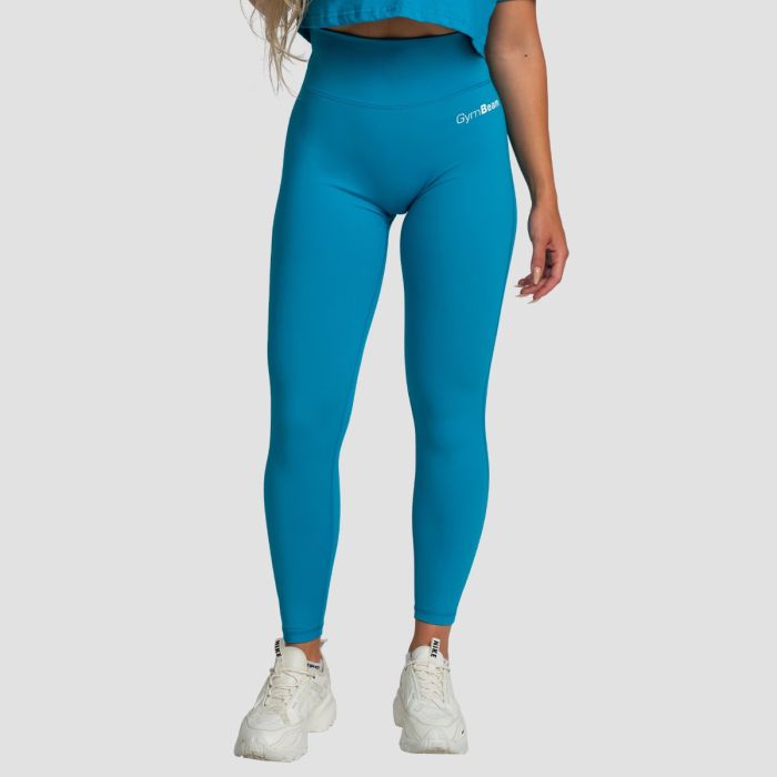 Damskie legginsy z wysokim stanem Leggings Aquamarine - GymBeam