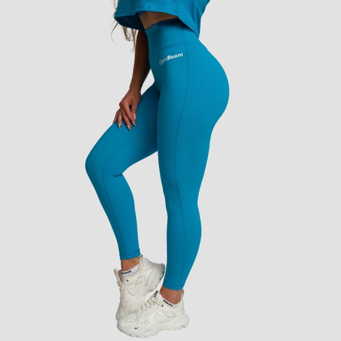 Damskie legginsy z wysokim stanem Leggings Aquamarine - GymBeam