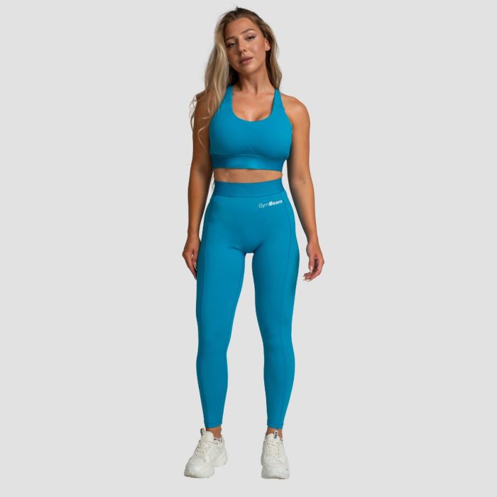 Damskie legginsy Limitless Aquamarine - GymBeam