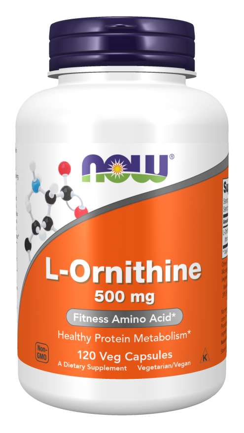 L-Ornityna 500 mg - NOW Foods