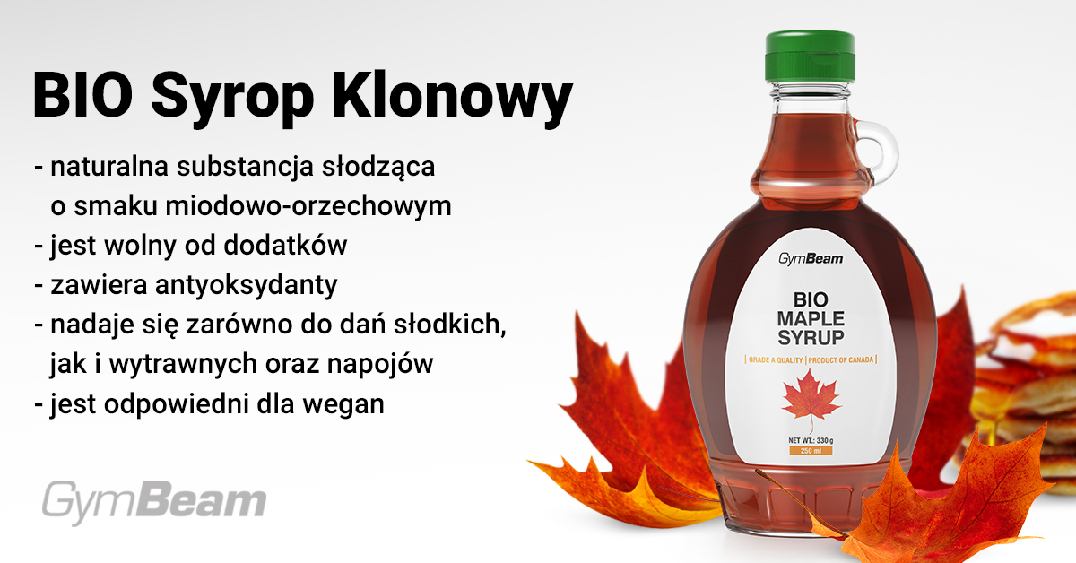 BIO Javorový sirup - GymBeam