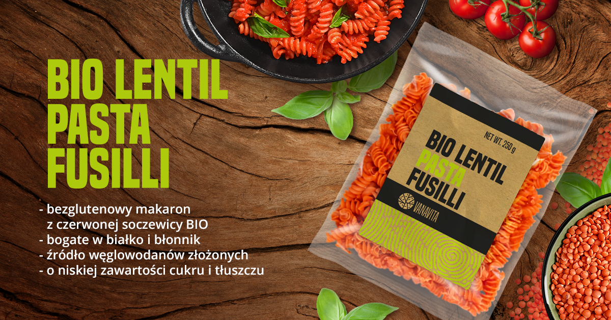 BIO Lentil Fusilli - Vanavita